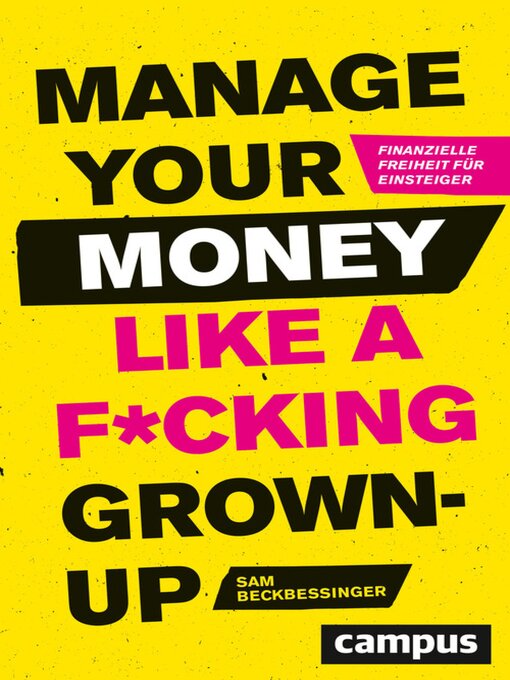 Cover image for Manage Your Money like a F*cking Grown-up